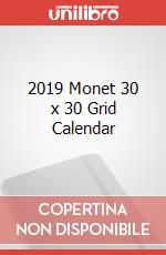 2019 Monet 30 x 30 Grid Calendar articolo cartoleria