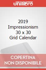 2019 Impressionism 30 x 30 Grid Calendar articolo cartoleria