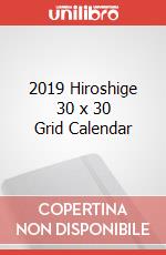 2019 Hiroshige 30 x 30 Grid Calendar articolo cartoleria