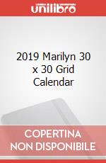 2019 Marilyn 30 x 30 Grid Calendar articolo cartoleria