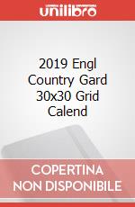 2019 Engl Country Gard 30x30 Grid Calend articolo cartoleria