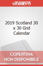 2019 Scotland 30 x 30 Grid Calendar articolo cartoleria