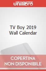 TV Boy 2019 Wall Calendar articolo cartoleria