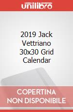 2019 Jack Vettriano 30x30 Grid Calendar articolo cartoleria