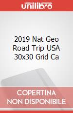 2019 Nat Geo Road Trip USA 30x30 Grid Ca articolo cartoleria