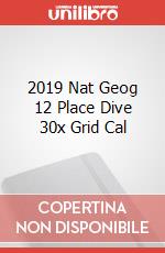 2019 Nat Geog 12 Place Dive 30x Grid Cal articolo cartoleria