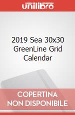 2019 Sea 30x30 GreenLine Grid Calendar articolo cartoleria