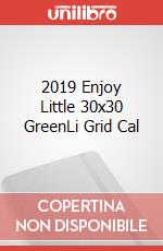 2019 Enjoy Little 30x30 GreenLi Grid Cal articolo cartoleria