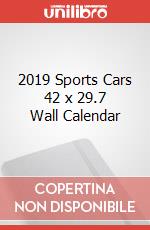 2019 Sports Cars 42 x 29.7 Wall Calendar articolo cartoleria