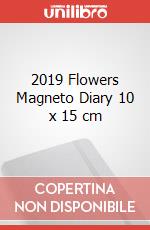 2019 Flowers Magneto Diary 10 x 15 cm articolo cartoleria