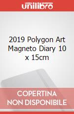 2019 Polygon Art Magneto Diary 10 x 15cm articolo cartoleria