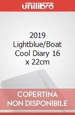 2019 Lightblue/Boat Cool Diary 16 x 22cm articolo cartoleria