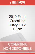 2019 Floral GreenLine Diary 10 x 15 cm articolo cartoleria