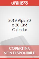 2019 Alps 30 x 30 Grid Calendar articolo cartoleria