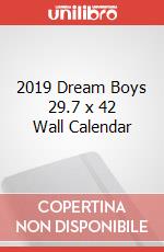 2019 Dream Boys 29.7 x 42 Wall Calendar articolo cartoleria
