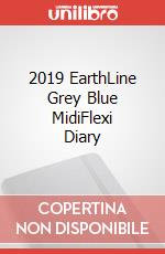 2019 EarthLine Grey Blue MidiFlexi Diary articolo cartoleria