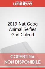 2019 Nat Geog Animal Selfies Grid Calend articolo cartoleria
