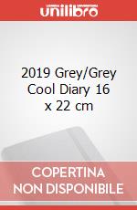 2019 Grey/Grey Cool Diary 16 x 22 cm articolo cartoleria