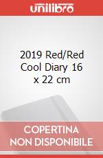 2019 Red/Red Cool Diary 16 x 22 cm articolo cartoleria