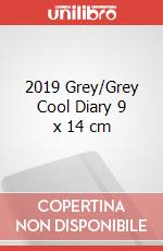 2019 Grey/Grey Cool Diary 9 x 14 cm articolo cartoleria