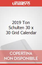 2019 Ton Schulten 30 x 30 Grid Calendar articolo cartoleria