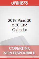 2019 Paris 30 x 30 Grid Calendar articolo cartoleria
