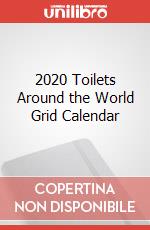 2020 Toilets Around the World Grid Calendar articolo cartoleria