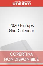 2020 Pin ups Grid Calendar articolo cartoleria