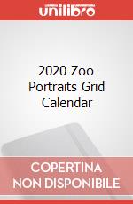 2020 Zoo Portraits Grid Calendar articolo cartoleria
