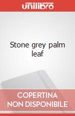 Stone grey palm leaf articolo cartoleria
