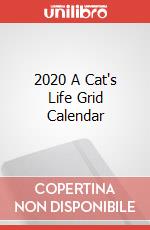 2020 A Cat's Life Grid Calendar articolo cartoleria