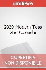 2020 Modern Toss Grid Calendar articolo cartoleria