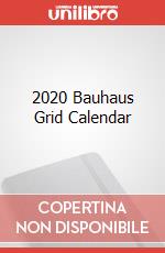 2020 Bauhaus Grid Calendar articolo cartoleria
