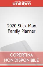 2020 Stick Man Family Planner articolo cartoleria