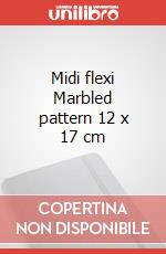 Midi flexi Marbled pattern 12 x 17 cm articolo cartoleria