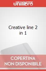 Creative line 2 in 1 articolo cartoleria
