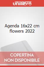 Agenda 16x22 cm flowers 2022 articolo cartoleria