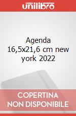 Agenda 16,5x21,6 cm new york 2022 articolo cartoleria