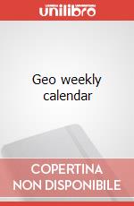 Geo weekly calendar articolo cartoleria