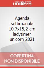 Agenda settimanale 10,7x15,2 cm ladytimer unicorn 2021 articolo cartoleria