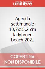 Agenda settimanale 10,7x15,2 cm ladytimer beach 2021 articolo cartoleria