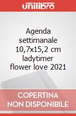 Agenda settimanale 10,7x15,2 cm ladytimer flower love 2021 articolo cartoleria
