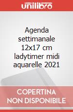 Agenda settimanale 12x17 cm ladytimer midi aquarelle 2021 articolo cartoleria