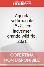 Agenda settimanale 15x21 cm ladytimer grande wild flo. 2021 articolo cartoleria