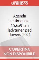 Agenda settimanale 15,6x9 cm ladytimer pad flowers 2021 articolo cartoleria