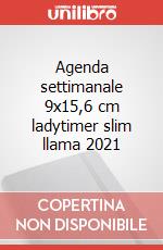 Agenda settimanale 9x15,6 cm ladytimer slim llama 2021 articolo cartoleria
