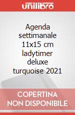 Agenda settimanale 11x15 cm ladytimer deluxe turquoise 2021 articolo cartoleria