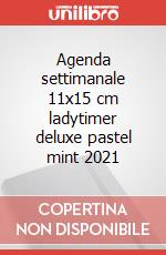 Agenda settimanale 11x15 cm ladytimer deluxe pastel mint 2021 articolo cartoleria