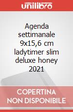 Agenda settimanale 9x15,6 cm ladytimer slim deluxe honey 2021 articolo cartoleria