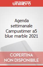 Agenda settimanale Campustimer a5 blue marble 2021 articolo cartoleria